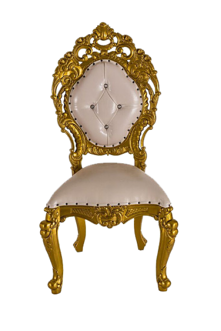 Luxurious baroque-style chair design
