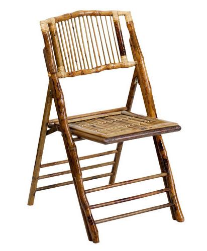 Bamboo folding chair design