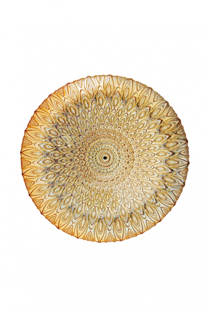Detailed geometric art piece