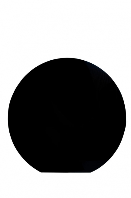 Solid black circle shape