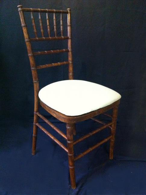 Classic chair in dark wood finish