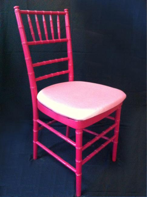 Elegant pink dining chair