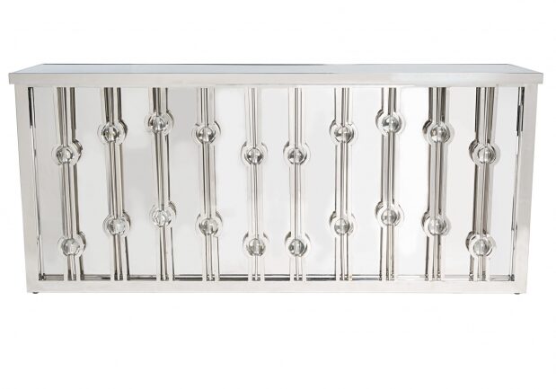 Modern reflective console table