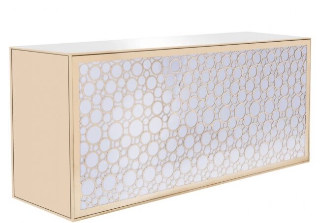 Elegant sideboard with circular design