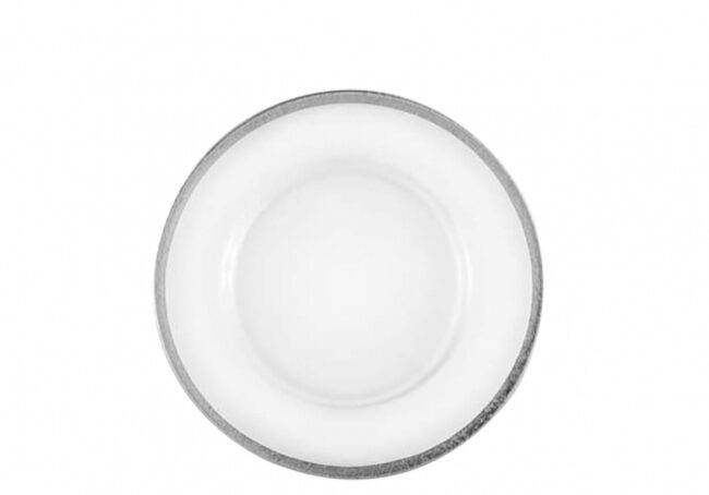 Minimalist round dinner plate