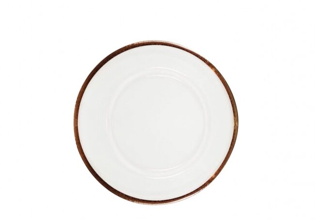 Empty ceramic dinner plate