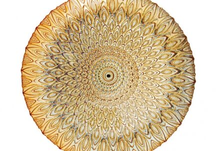 Detailed geometric art piece