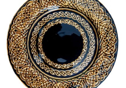 Decorative Celtic design plate