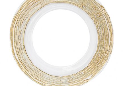 Elegant textured ceramic dinnerware