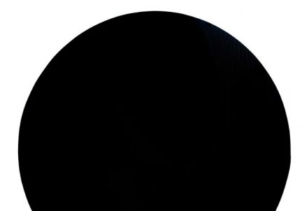 Solid black circle shape