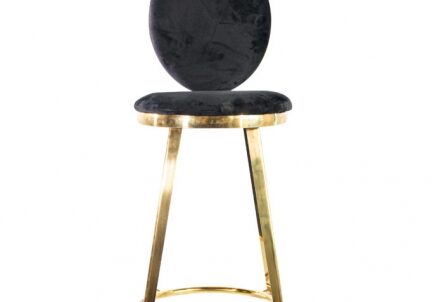 Luxurious high-back stool design