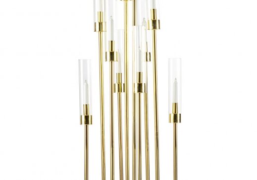 Tall elegant gold lamp design