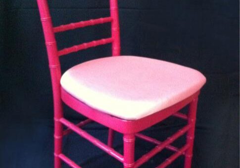 Elegant pink dining chair