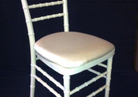 Simple white chair for formal occasions